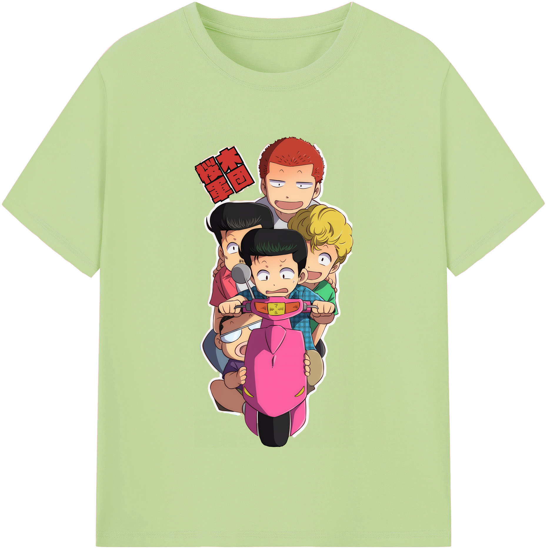SLAM DUNK／スラムダンク 綿100％半袖Tシャツ（フロントプリント）
